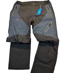 OutdoorSports Womens XXL Fleece Lined Hiking Pants Softshell Winter Trekking